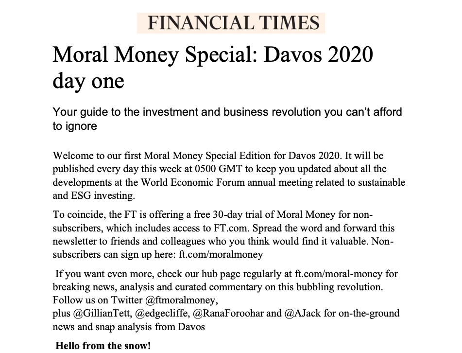 Статья Financial Times Moral Money